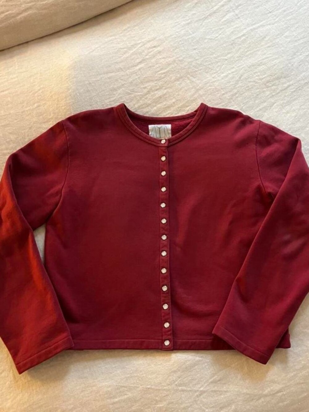 Agnes b snap cardigan